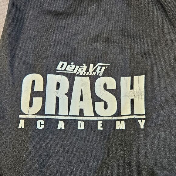 Badger Sport Women Bra & Boy Shorts Set Size M Black Activewear Gym Logo Stretch - Picture 3 of 16